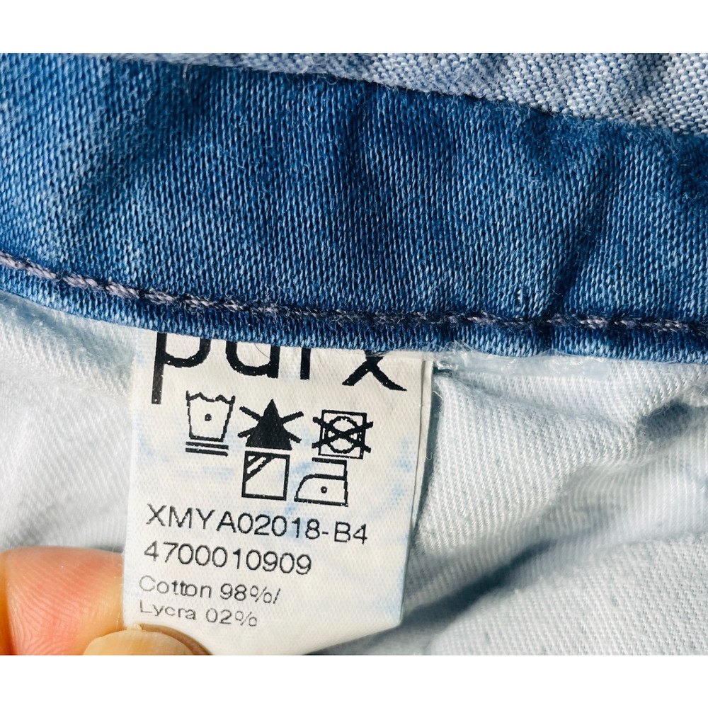 Parx Jeans Mens Light Blue Skinny Fit Authentic Casual Stretch XMYA02018-B4 - Picture 15 of 16